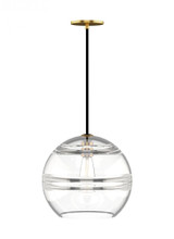Sedona Pendant, 1-Light, Aged Brass, 12.5"W (700TDSDNLPCR 70PDFTW)