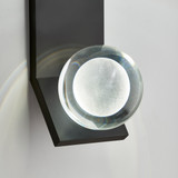 Mina Wall Sconce, 1-Light, LED, Nightshade Black, 13.9"H (700WSMINAB-LED930 70PDFVG)