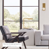 Mina Wall Sconce, 1-Light, LED, Natural Brass, 13.9"H (700WSMINANB-LED930-277 70PDFVK)