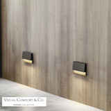 Krysen Outdoor Wall/Step Light, 1-Light, LED, Bronze, 4"H (700OSKYSN92730Z12 70PDHQF)