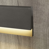 Krysen Outdoor Wall/Step Light, 1-Light, LED, Bronze, 4"H (700OSKYSN92730Z12 70PDHQF)