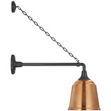 Visual Comfort & Co. Signature Collection Academy 17.5" Anchored Mack Barn Light, Visual Comfort & Co. Signature Collection TOB 2813MBK/S5-SC N223D 