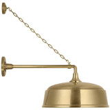 Visual Comfort & Co. Signature Collection Academy 17.5" Anchored Mack Barn Light, Visual Comfort & Co. Signature Collection TOB 2813HAB/S7-HAB N223F 