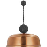 Visual Comfort & Co. Signature Collection Academy 17.5" Anchored Mack Barn Light, Visual Comfort & Co. Signature Collection TOB 2813MBK/S7-SC N223G 