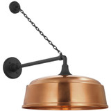 Visual Comfort & Co. Signature Collection Academy 17.5" Anchored Mack Barn Light, Visual Comfort & Co. Signature Collection TOB 2813MBK/S7-SC N223G 