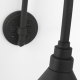 Visual Comfort & Co. Signature Collection Academy 19.5" Arched Mack Barn Light, Visual Comfort & Co. Signature Collection TOB 2815MBK/S11-MBK N223P 