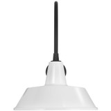 Visual Comfort & Co. Signature Collection Academy 19.5" Arched Mack Barn Light, Visual Comfort & Co. Signature Collection TOB 2815MBK/S2-WHT N223K 