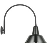 Visual Comfort & Co. Signature Collection Academy 19.5" Arched Mack Barn Light, Visual Comfort & Co. Signature Collection TOB 2815MBK/S1-G N230F 