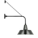 Visual Comfort & Co. Signature Collection Academy 20" Anchored Rex Barn Light, Visual Comfort & Co. Signature Collection TOB 2810MBK/S2-G N230G 