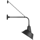 Visual Comfort & Co. Signature Collection Academy 20" Anchored Rex Barn Light, Visual Comfort & Co. Signature Collection TOB 2810MBK/S3-MBK N230K 