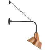 Visual Comfort & Co. Signature Collection Academy 20" Anchored Rex Barn Light, Visual Comfort & Co. Signature Collection TOB 2810MBK/S3-SC N230L 