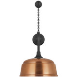 Visual Comfort & Co. Signature Collection Academy 20" Anchored Rex Barn Light, Visual Comfort & Co. Signature Collection TOB 2810MBK/S6-SC N230N 