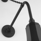 Visual Comfort & Co. Signature Collection Academy 20" Anchored Rex Barn Light, Visual Comfort & Co. Signature Collection TOB 2810MBK/S8-MBK N230R 