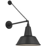 Visual Comfort & Co. Signature Collection Academy 17.5" Anchored Mack Barn Light, Visual Comfort & Co. Signature Collection TOB 2813MBK/S1-MBK N2314 