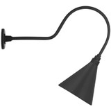 Visual Comfort & Co. Signature Collection Academy 26" Angled Flynn Barn Light, Visual Comfort & Co. Signature Collection TOB 2803MBK/S10-MBK N1Z4L 