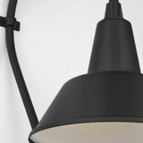 Visual Comfort & Co. Signature Collection Academy 15" Larrabee Barn Light, Visual Comfort & Co. Signature Collection TOB 2804MBK/S1-MBK N1Z4Q 