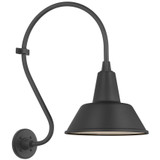 Visual Comfort & Co. Signature Collection Academy 15" Larrabee Barn Light, Visual Comfort & Co. Signature Collection TOB 2804MBK/S1-MBK N1Z4Q 