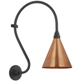 Visual Comfort & Co. Signature Collection Academy 15" Larrabee Barn Light, Visual Comfort & Co. Signature Collection TOB 2804MBK/S10-SC N231Q 