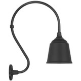 Visual Comfort & Co. Signature Collection Academy 15" Larrabee Barn Light, Visual Comfort & Co. Signature Collection TOB 2804MBK/S5-MBK N1Z4U 