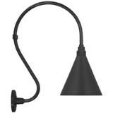 Visual Comfort & Co. Signature Collection Academy 15" Larrabee Barn Light, Visual Comfort & Co. Signature Collection TOB 2804MBK/S10-MBK N1Z50 