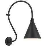 Visual Comfort & Co. Signature Collection Academy 15" Larrabee Barn Light, Visual Comfort & Co. Signature Collection TOB 2804MBK/S10-MBK N1Z50 