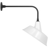 Visual Comfort & Co. Signature Collection Academy 20" Rex Barn Light, Visual Comfort & Co. Signature Collection TOB 2809MBK/S4-WHT N202Q 