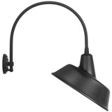 Visual Comfort & Co. Signature Collection Academy 19.5" Arched Mack Barn Light, Visual Comfort & Co. Signature Collection TOB 2815MBK/S4-MBK N2137 