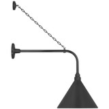 Visual Comfort & Co. Signature Collection Academy 20" Anchored Rex Barn Light, Visual Comfort & Co. Signature Collection TOB 2810MBK/S11-MBK N2416 