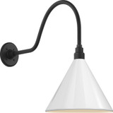 Visual Comfort & Co. Signature Collection Academy 23" Flynn Barn Light, Visual Comfort & Co. Signature Collection TOB 2802MBK/S11-WHT N214Y 