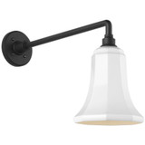 Visual Comfort & Co. Signature Collection Academy 17.5" Mack Barn Light, Visual Comfort & Co. Signature Collection TOB 2812MBK/S8-WHT N241F 