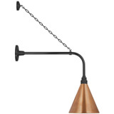 Visual Comfort & Co. Signature Collection Academy 20" Anchored Rex Barn Light, Visual Comfort & Co. Signature Collection TOB 2810MBK/S10-SC N214A 