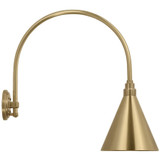 Visual Comfort & Co. Signature Collection Academy 19.5" Arched Mack Barn Light, Visual Comfort & Co. Signature Collection TOB 2815HAB/S10-HAB N204W 