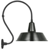 Visual Comfort & Co. Signature Collection Academy 15" Larrabee Barn Light, Visual Comfort & Co. Signature Collection TOB 2804MBK/S2-G N205F 