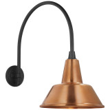 Visual Comfort & Co. Signature Collection Academy 19.5" Arched Mack Barn Light, Visual Comfort & Co. Signature Collection TOB 2815MBK/S1-SC N221F 