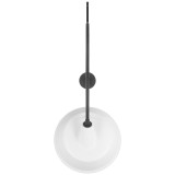 Visual Comfort & Co. Signature Collection Academy 36" Anchored Larrabee Barn Light, Visual Comfort & Co. Signature Collection TOB 2807MBK/S4-WHT N1Z62 