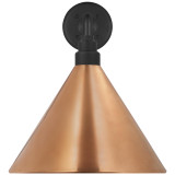 Visual Comfort & Co. Signature Collection Academy 17.5" Mack Barn Light, Visual Comfort & Co. Signature Collection TOB 2812MBK/S11-SC N2041 