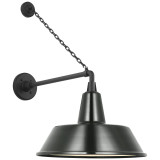 Visual Comfort & Co. Signature Collection Academy 17.5" Anchored Mack Barn Light, Visual Comfort & Co. Signature Collection TOB 2813MBK/S2-G N2043 