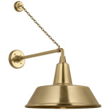 Visual Comfort & Co. Signature Collection Academy 17.5" Anchored Mack Barn Light, Visual Comfort & Co. Signature Collection TOB 2813HAB/S2-HAB N2044 