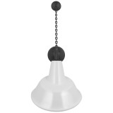 Visual Comfort & Co. Signature Collection Academy 17.5" Anchored Mack Barn Light, Visual Comfort & Co. Signature Collection TOB 2813MBK/S3-WHT N2046 