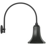 Visual Comfort & Co. Signature Collection Academy 19.5" Arched Mack Barn Light, Visual Comfort & Co. Signature Collection TOB 2815MBK/S9-G N204U 