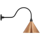 Visual Comfort & Co. Signature Collection Academy 23" Flynn Barn Light, Visual Comfort & Co. Signature Collection TOB 2802MBK/S11-SC N232A 
