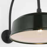 Visual Comfort & Co. Signature Collection Academy 19.5" Arched Mack Barn Light, Visual Comfort & Co. Signature Collection TOB 2815MBK/S7-G N213C 