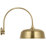 Visual Comfort & Co. Signature Collection Academy 19.5" Arched Mack Barn Light, Visual Comfort & Co. Signature Collection TOB 2815HAB/S7-HAB N213D 