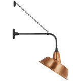 Visual Comfort & Co. Signature Collection Academy 20" Anchored Rex Barn Light, Visual Comfort & Co. Signature Collection TOB 2810MBK/S4-SC N2410 