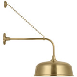 Visual Comfort & Co. Signature Collection Academy 20" Anchored Rex Barn Light, Visual Comfort & Co. Signature Collection TOB 2810HAB/S7-HAB N2414 