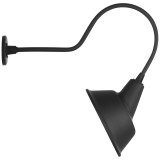 Visual Comfort & Co. Signature Collection Academy 26" Angled Flynn Barn Light, Visual Comfort & Co. Signature Collection TOB 2803MBK/S3-MBK N24Z3 