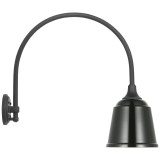 Visual Comfort & Co. Signature Collection Academy 19.5" Arched Mack Barn Light, Visual Comfort & Co. Signature Collection TOB 2815MBK/S5-G N250R 