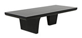Noir Ward Coffee Table Hand Rubbed Black 
