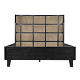 Noir Porto Bed A With Headboard And Frame 