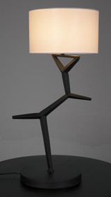 Noir Arizona Lamp With Shade 